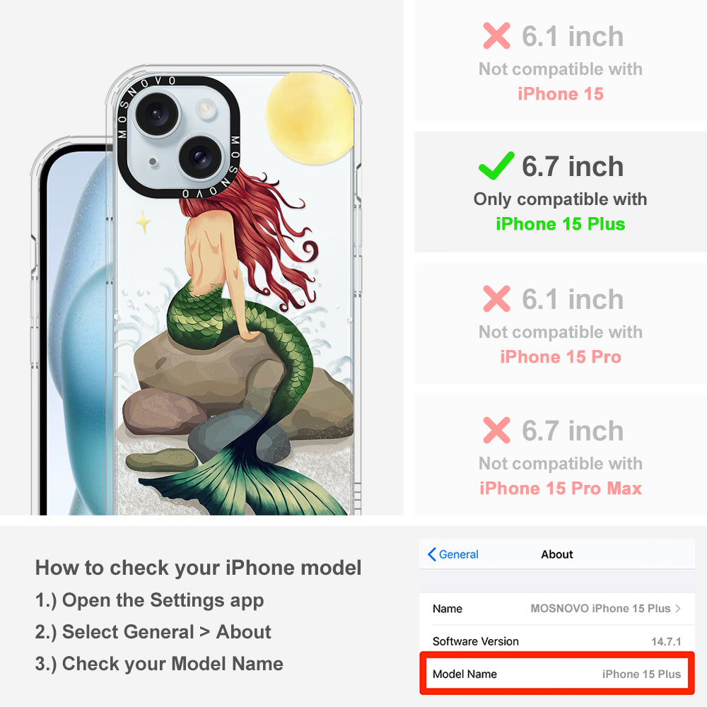 Fairy Mermaid Phone Case - iPhone 15 Plus Case - MOSNOVO