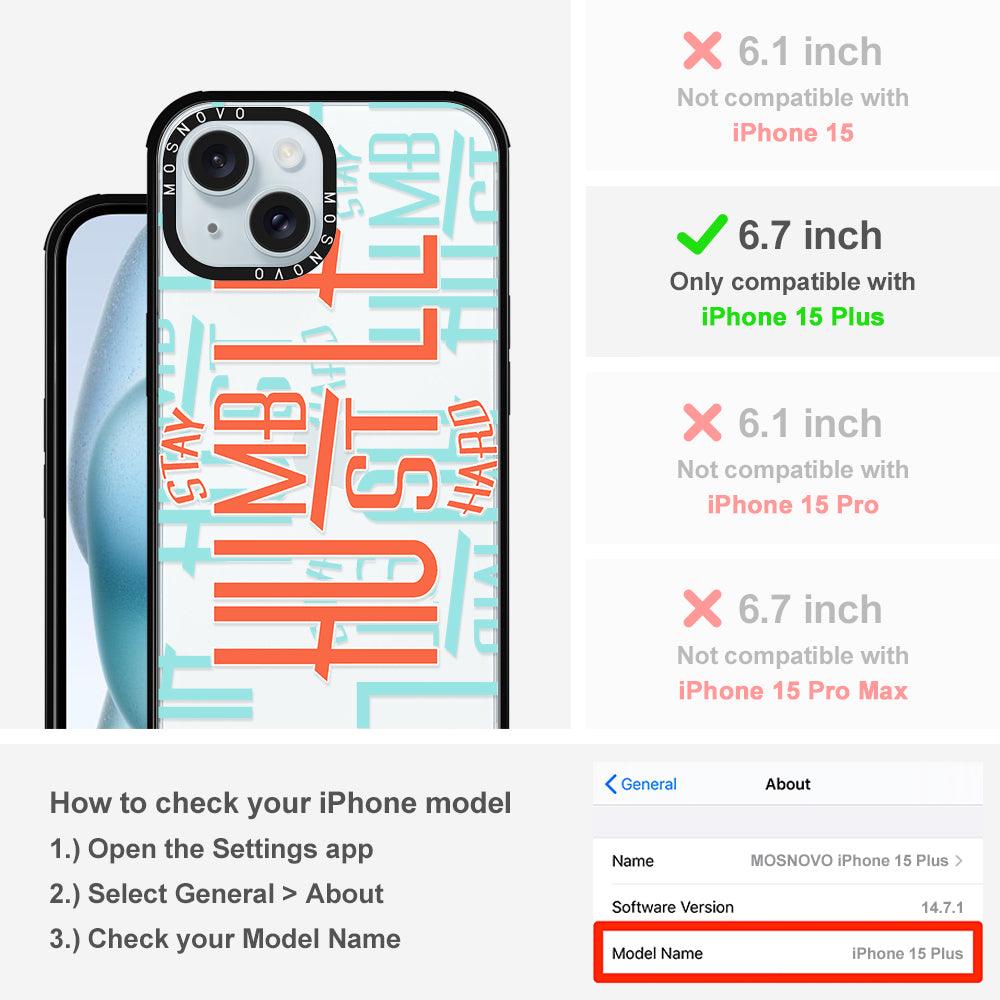 Hustle Phone Case - iPhone 15 Plus Case - MOSNOVO