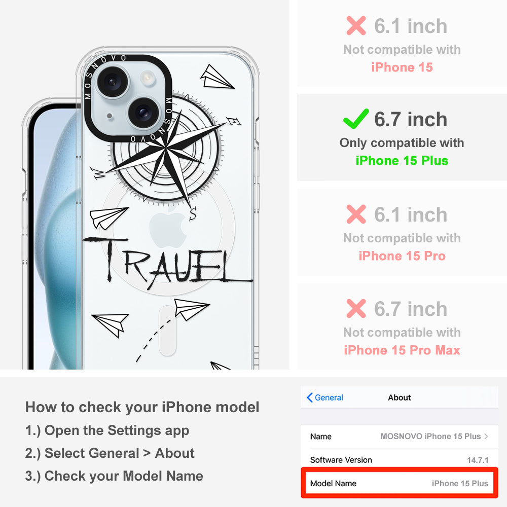 Traveller Phone Case - iPhone 15 Plus Case - MOSNOVO