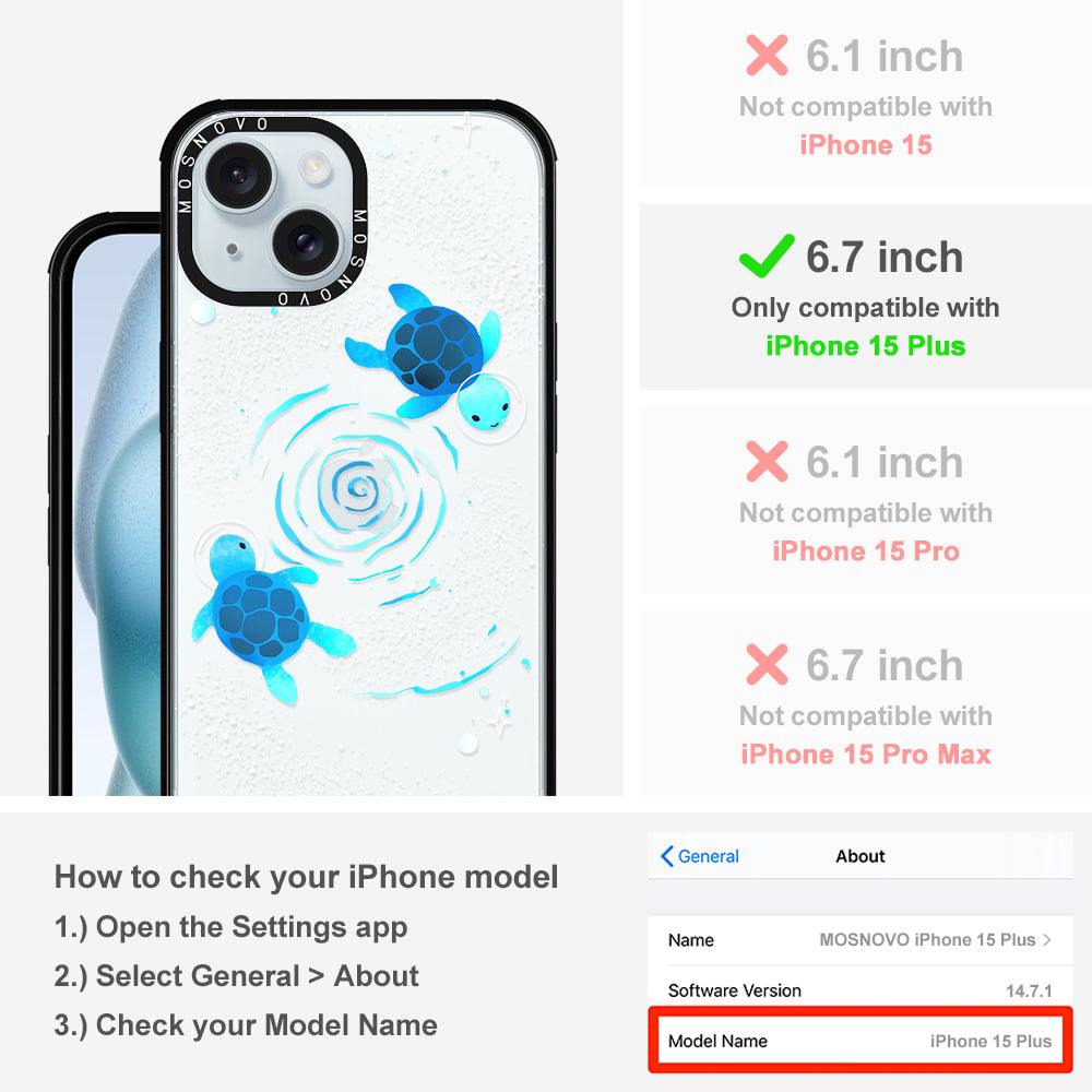 Space Turtle Phone Case - iPhone 15 Plus Case - MOSNOVO