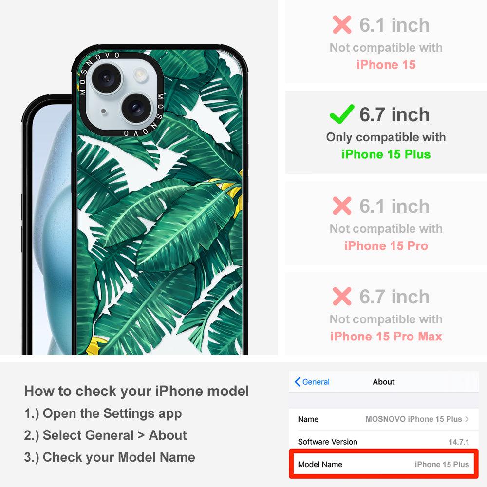 Banana Tree Phone Case - iPhone 15 Plus Case - MOSNOVO