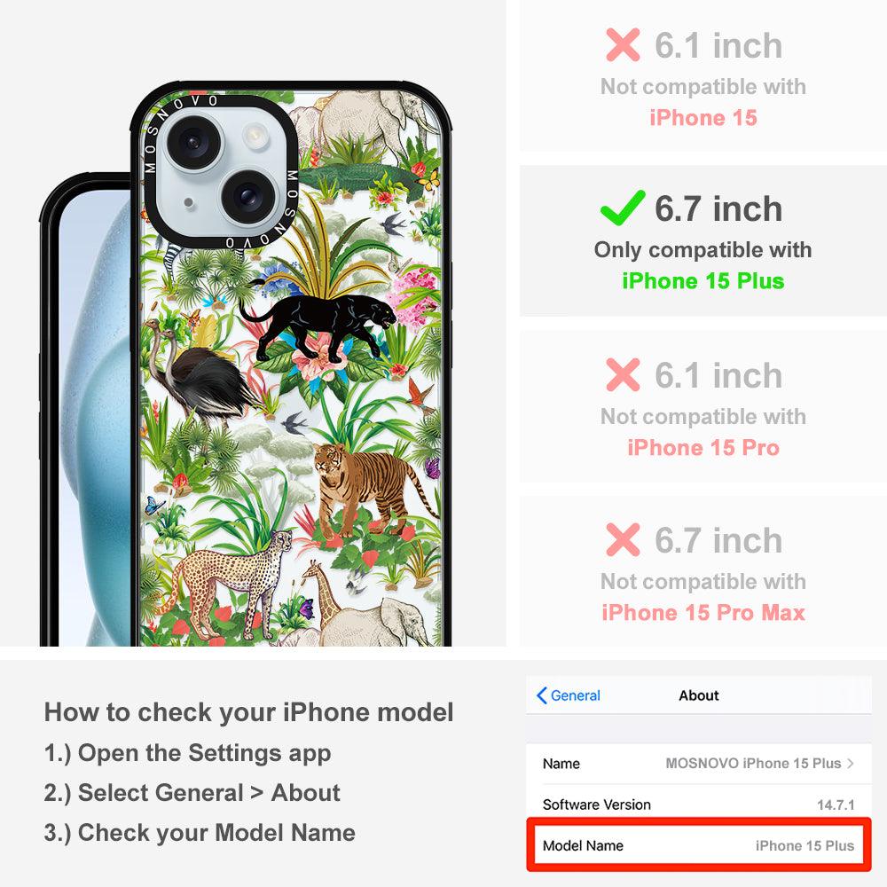 Wildlife Phone Case - iPhone 15 Plus Case - MOSNOVO