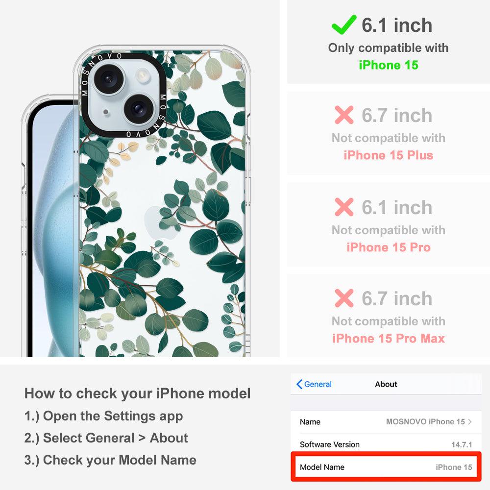 Eucalyptus Phone Case - iPhone 15 Case - MOSNOVO
