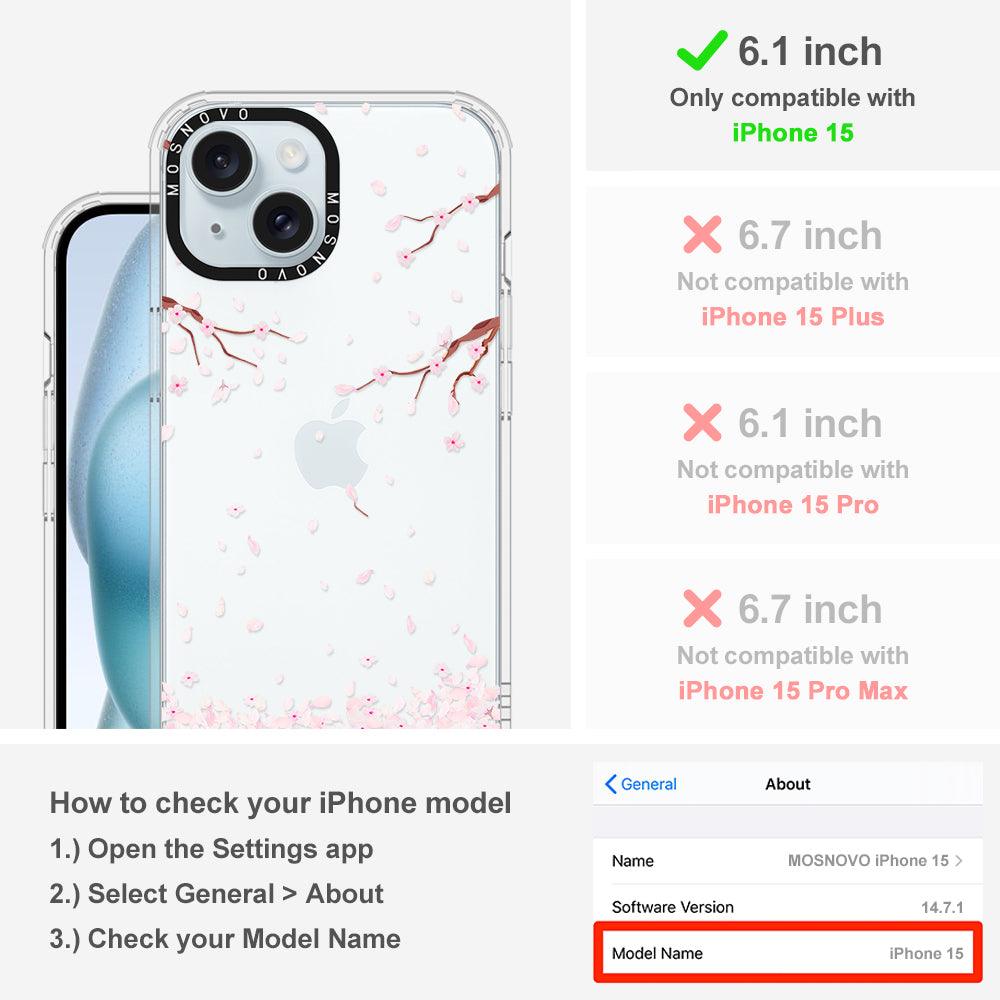 Sakura Phone Case - iPhone 15 Case - MOSNOVO