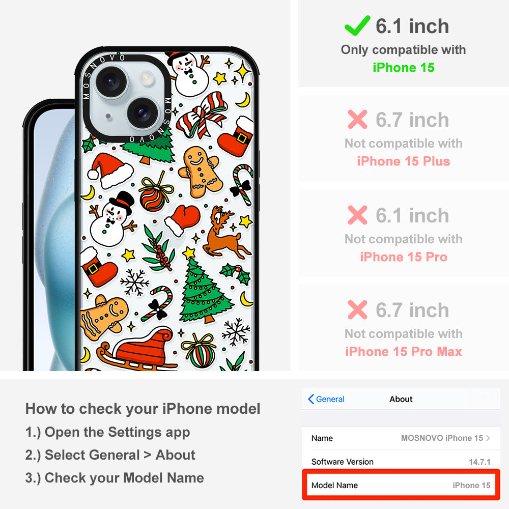 Christmas Decoration Phone Case - iPhone 15 Case - MOSNOVO