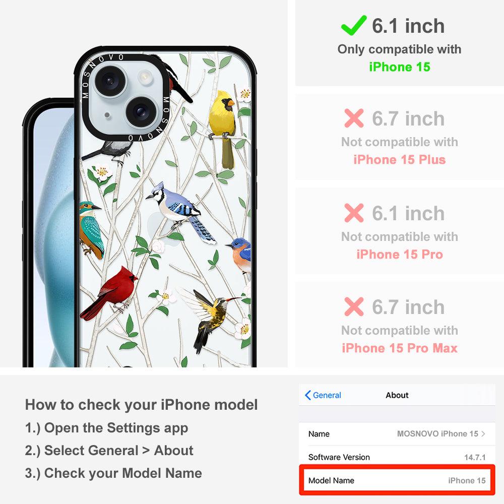 Wild Bird Phone Case - iPhone 15 Case - MOSNOVO