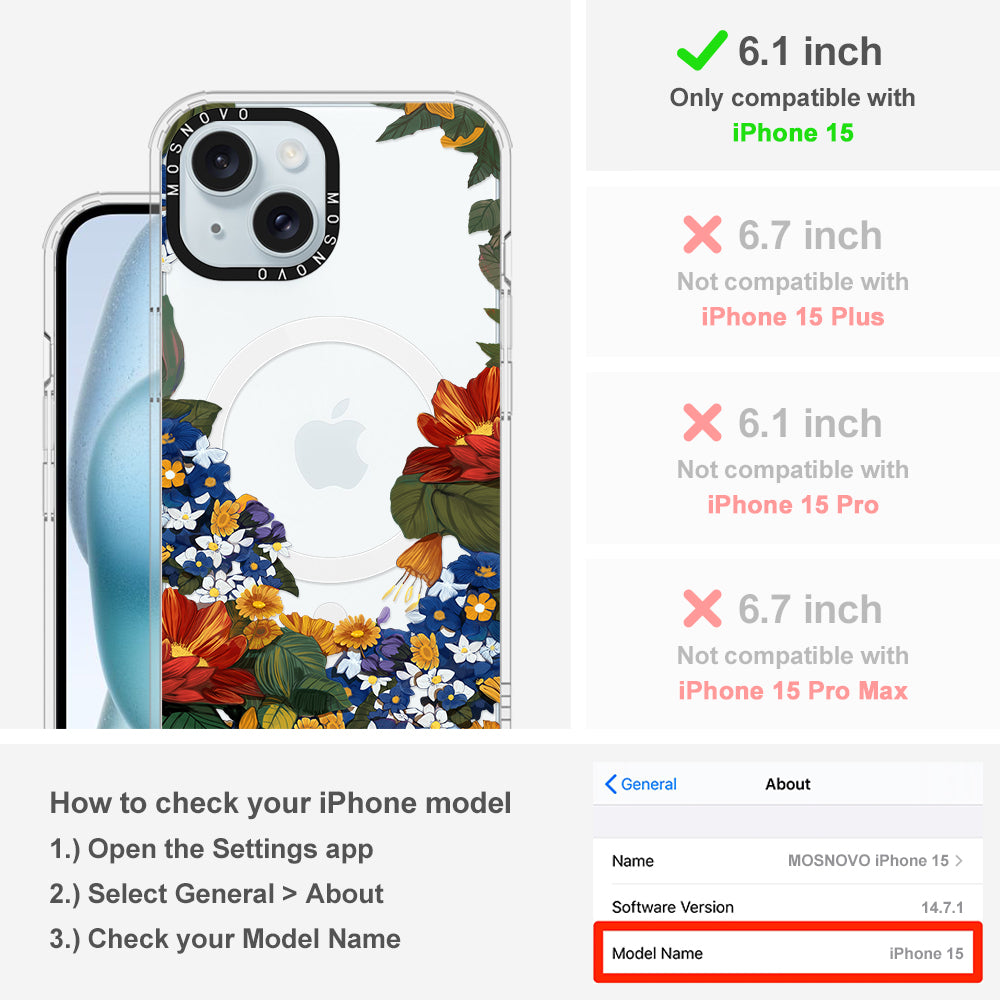 Summer Garden Phone Case - iPhone 15 Case - MOSNOVO