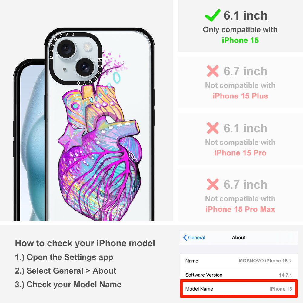 The Heart of Art Phone Case - iPhone 15 Case - MOSNOVO