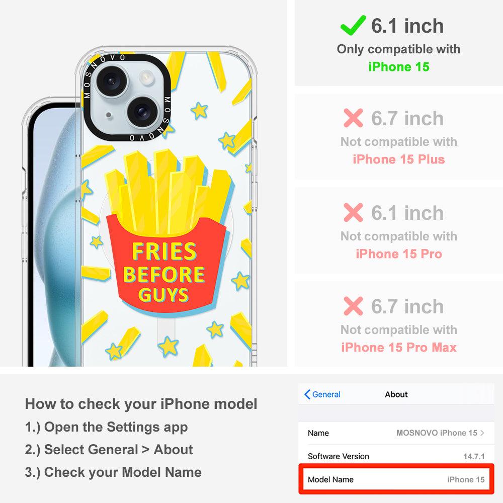 Fries Before Guys Phone Case - iPhone 15 Case - MOSNOVO