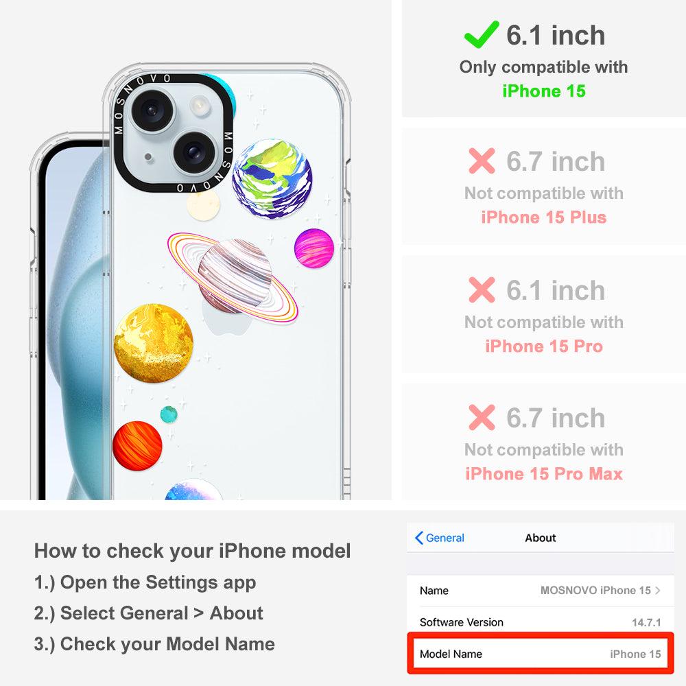 The Planet Phone Case - iPhone 15 Case Clear