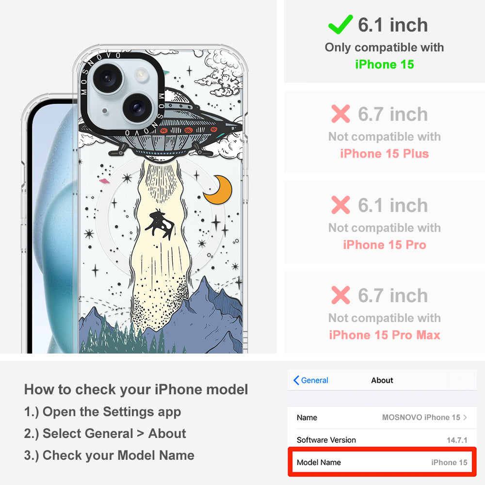 UFO Phone Case - iPhone 15 Case - MOSNOVO