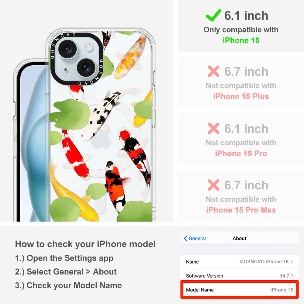Koi Phone Case - iPhone 15 Case - MOSNOVO