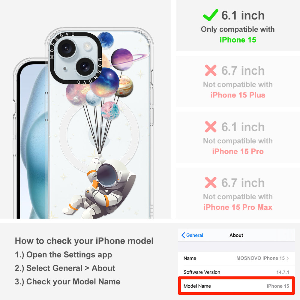 Astronaut Phone Case - iPhone 15 Case - MOSNOVO