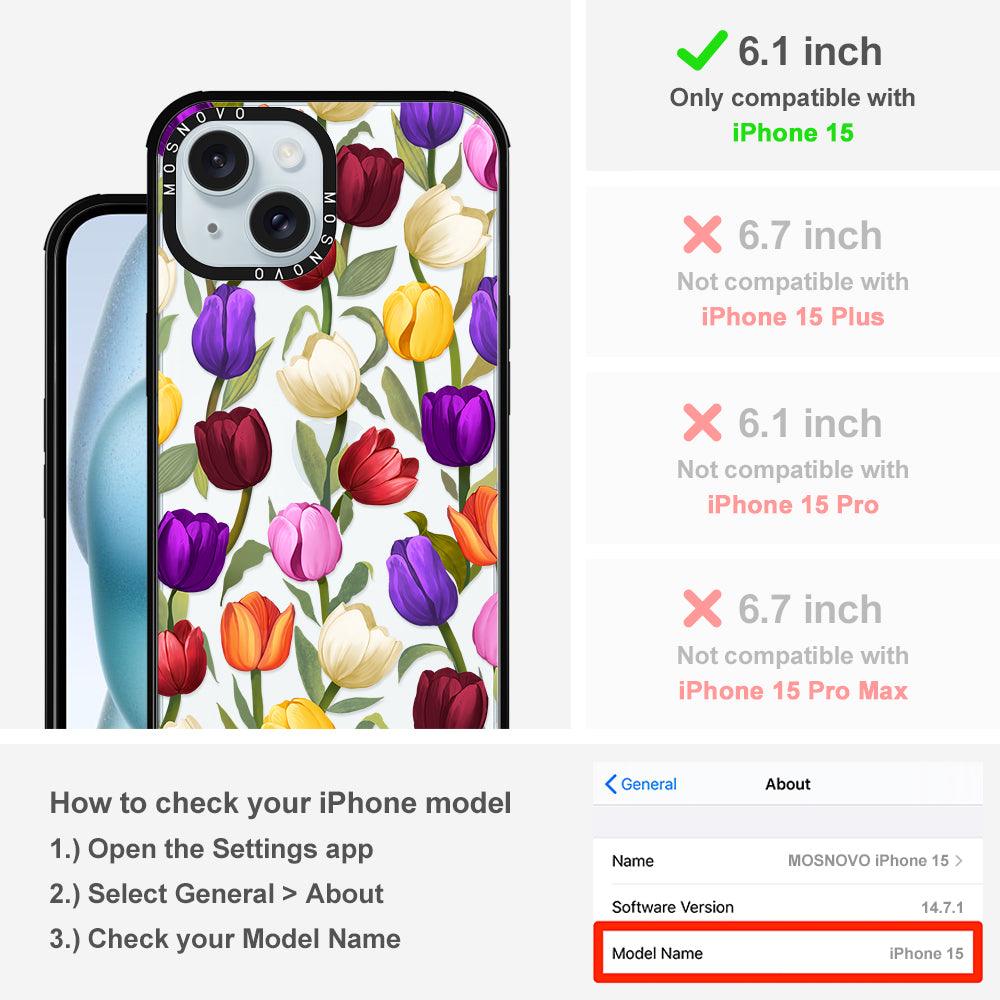 Tulip Phone Case - iPhone 15 Case - MOSNOVO
