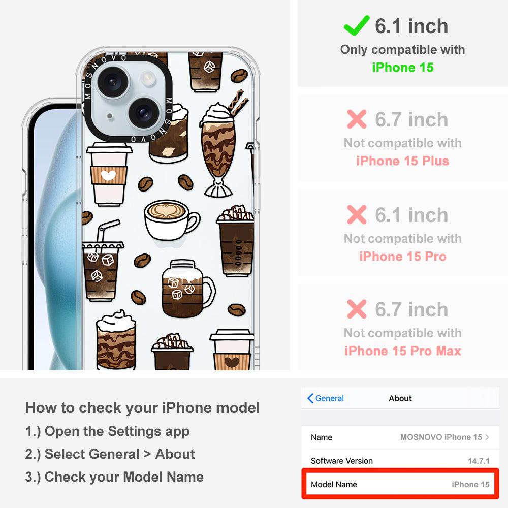 Coffee Phone Case - iPhone 15 Case - MOSNOVO