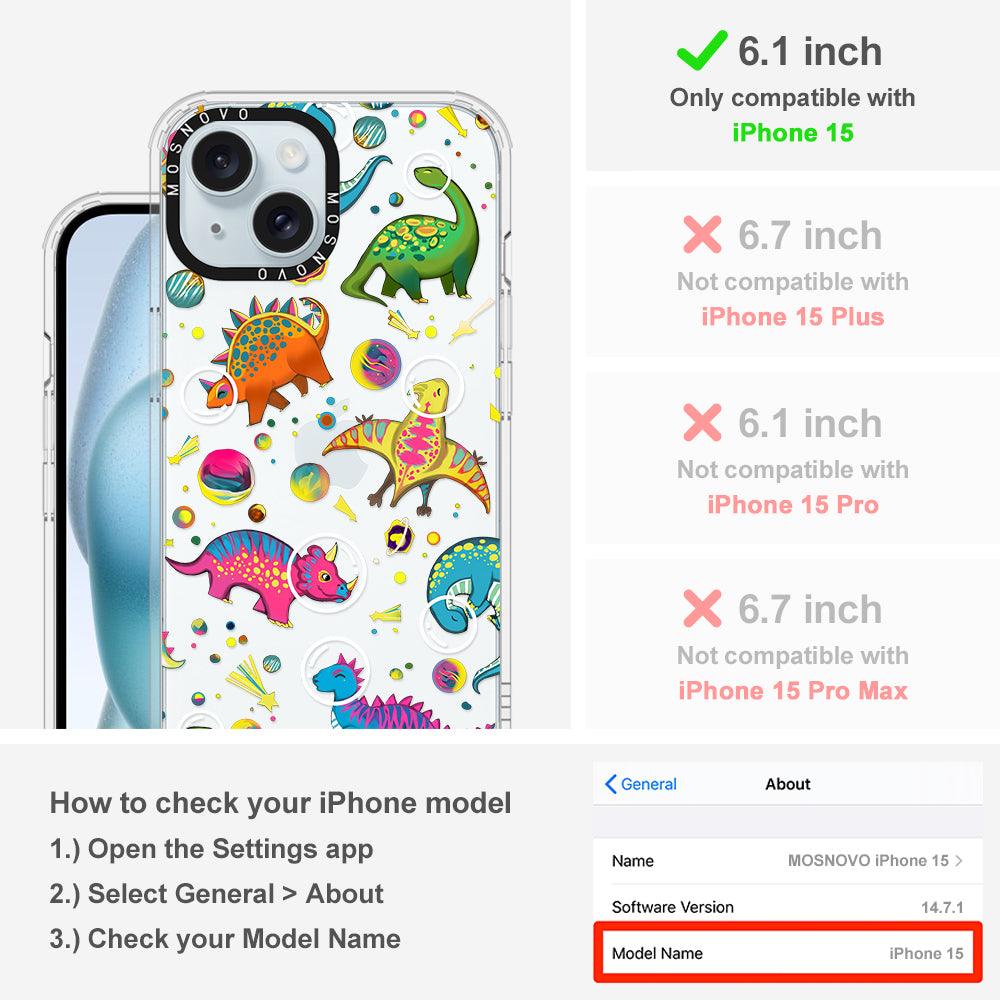 Dinosaur Planet Phone Case - iPhone 15 Case - MOSNOVO