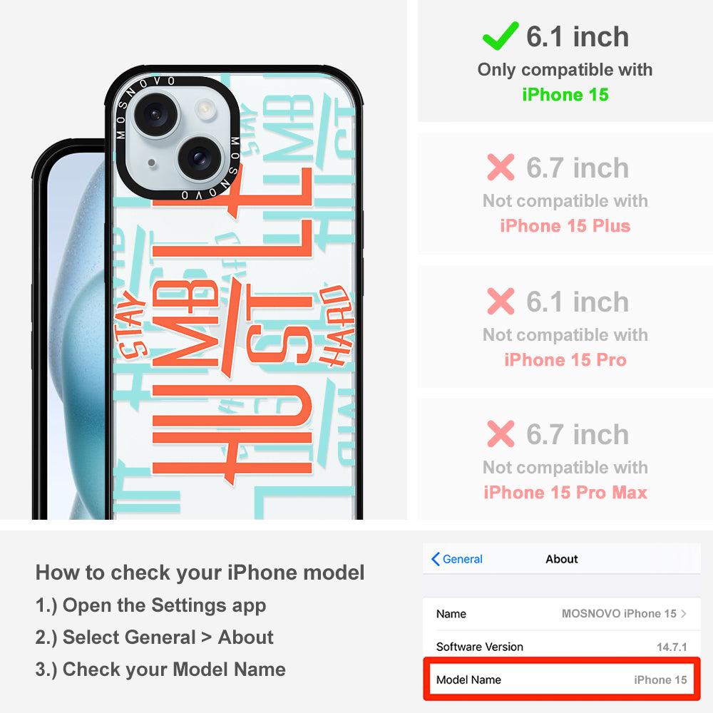 Hustle Phone Case - iPhone 15 Case - MOSNOVO