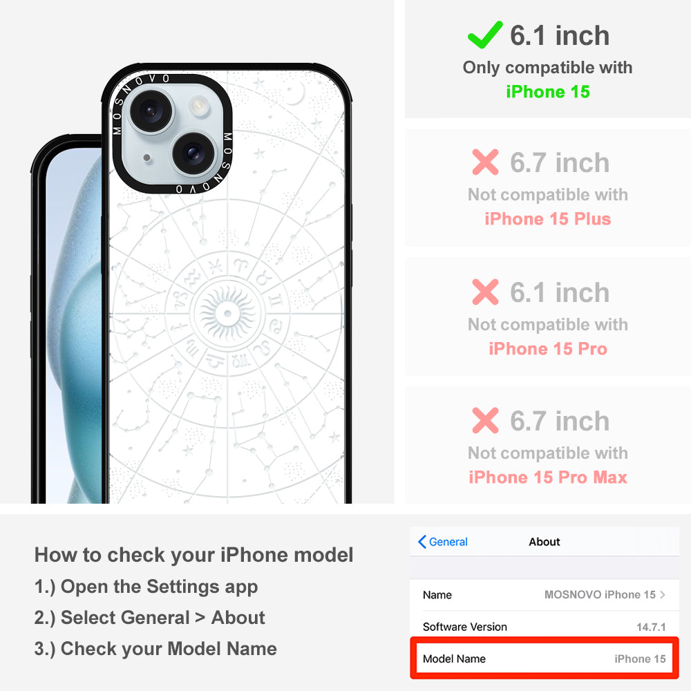 Zodiac Phone Case - iPhone 15 Case - MOSNOVO