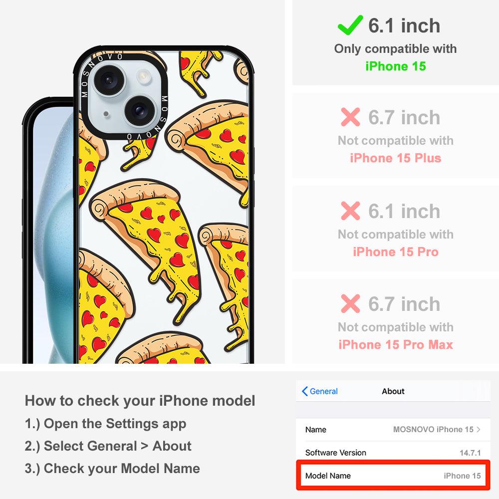 Pizza Phone Case - iPhone 15 Case - MOSNOVO