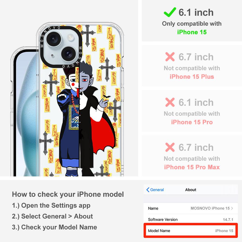 Vampire Vs Jiangshi Phone Case - iPhone 15 Case - MOSNOVO