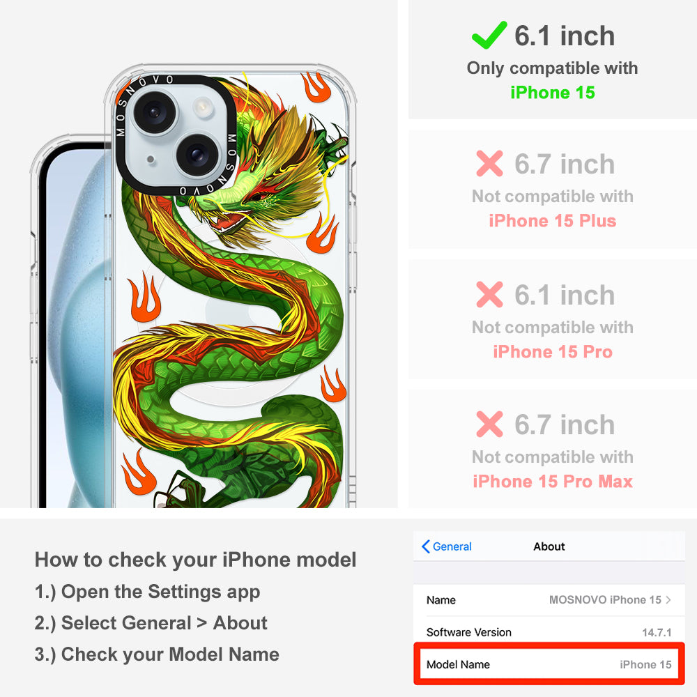 Dragon Phone Case - iPhone 15 Case - MOSNOVO