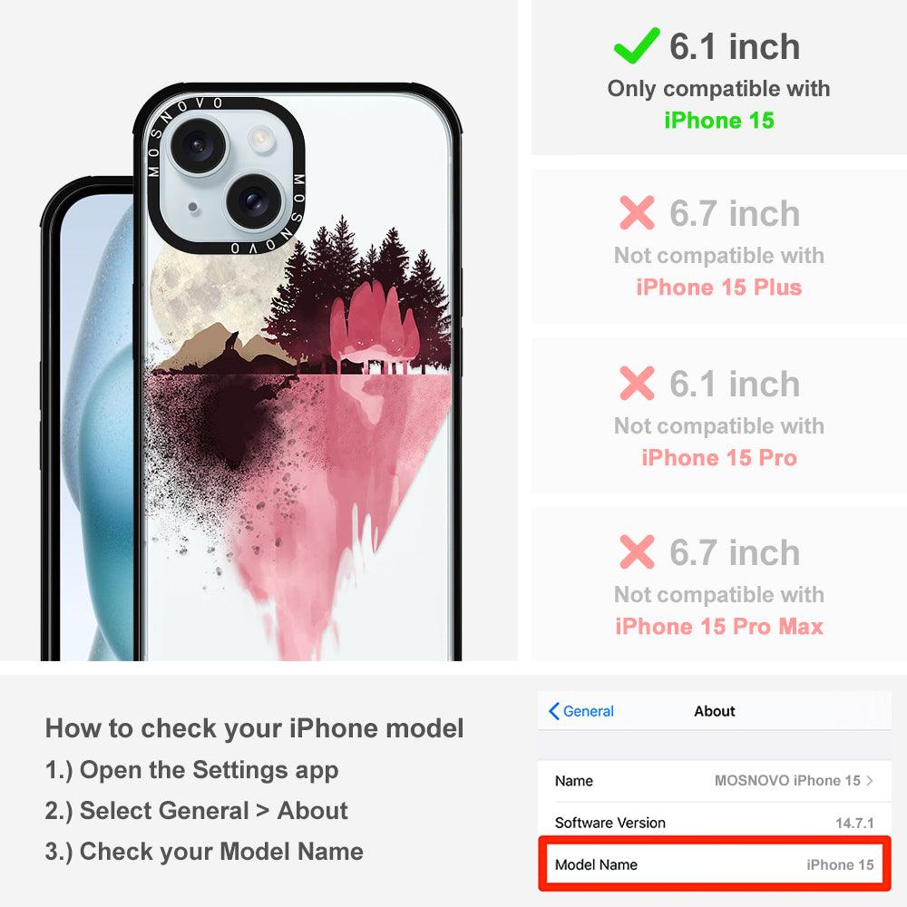 Mountain Landscape Phone Case - iPhone 15 Case - MOSNOVO