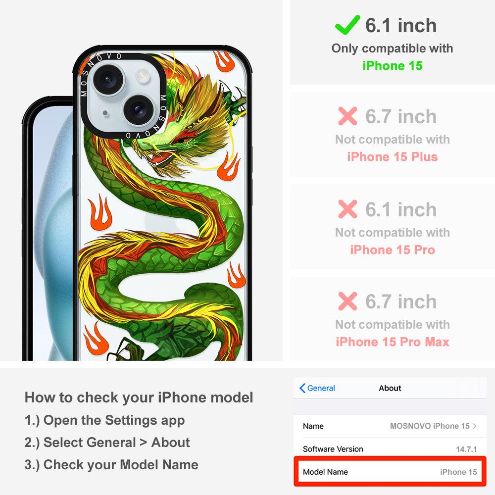 Dragon Phone Case - iPhone 15 Case - MOSNOVO