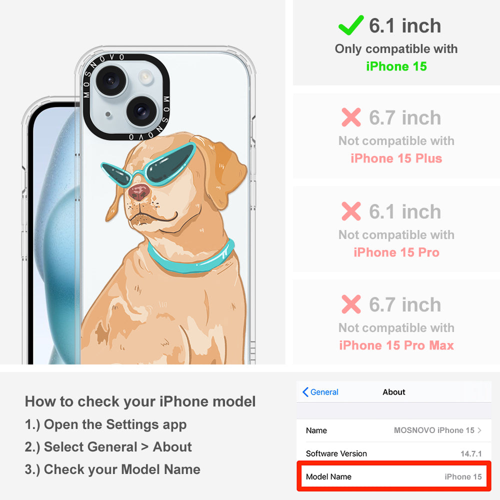 Labrador Phone Case - iPhone 15 Case - MOSNOVO