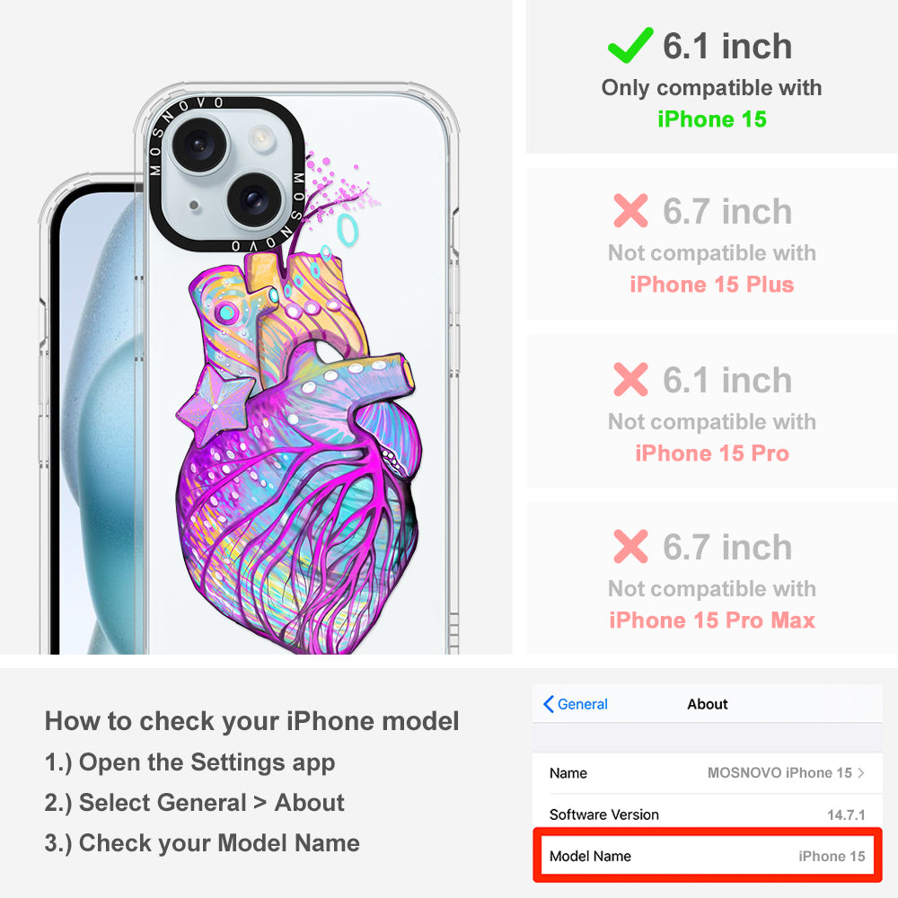 The Heart of Art Phone Case - iPhone 15 Case - MOSNOVO