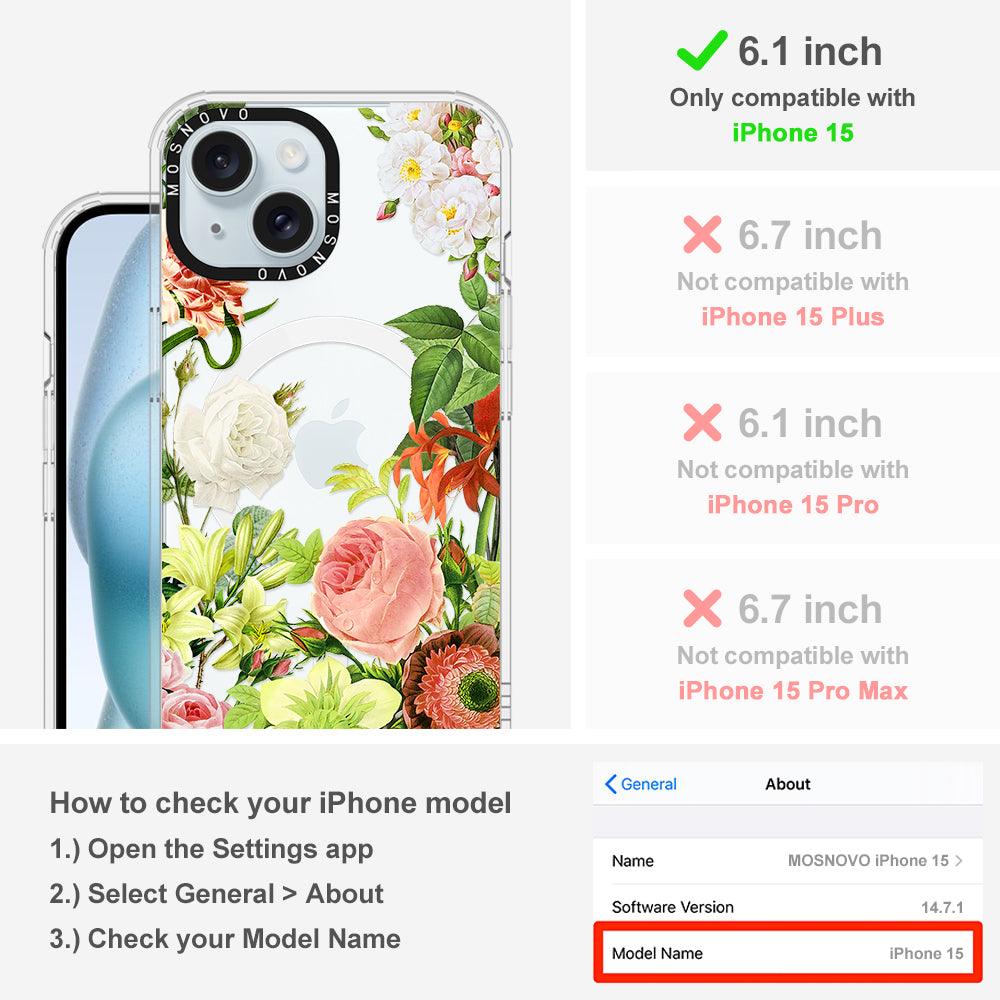 Botanical Garden Phone Case - iPhone 15 Case - MOSNOVO