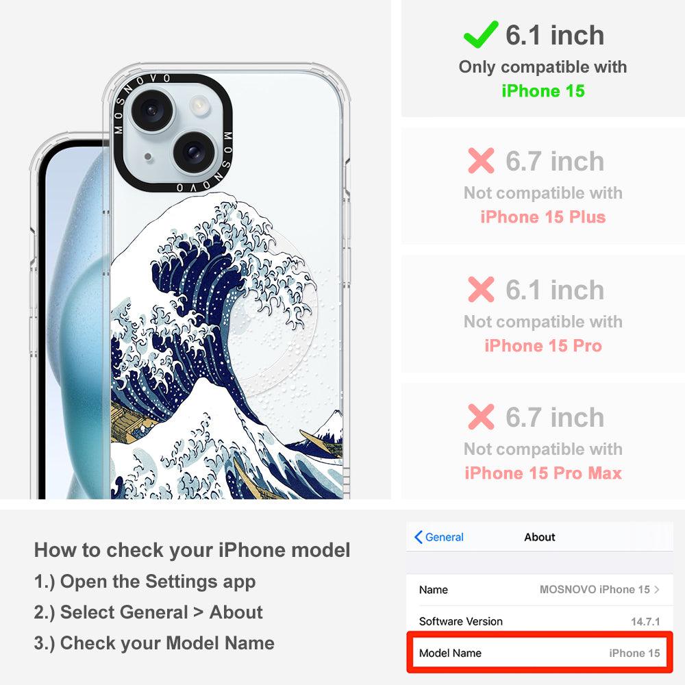 Great Wave Phone Case - iPhone 15 Case - MOSNOVO