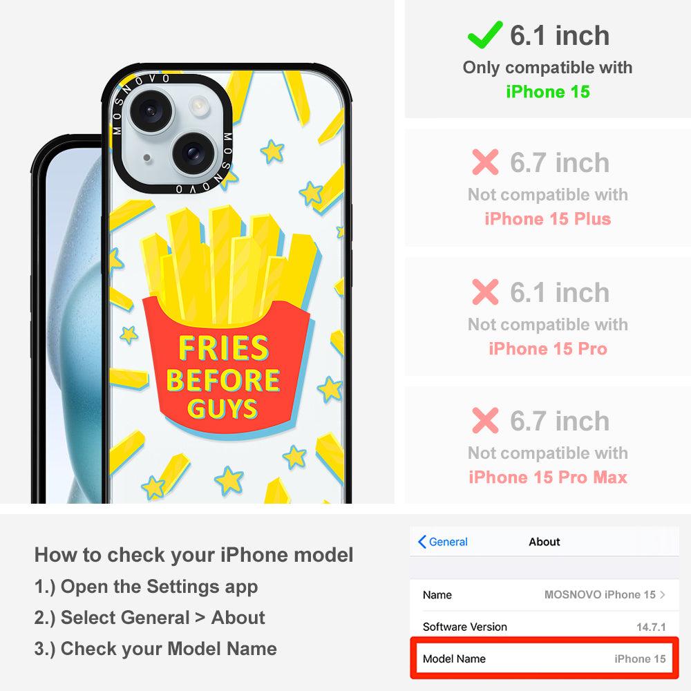 Fries Before Guys Phone Case - iPhone 15 Case - MOSNOVO