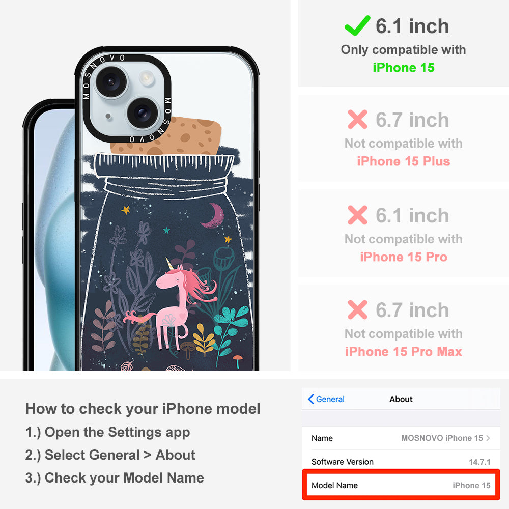 Fairy Unicorn Phone Case - iPhone 15 Case - MOSNOVO