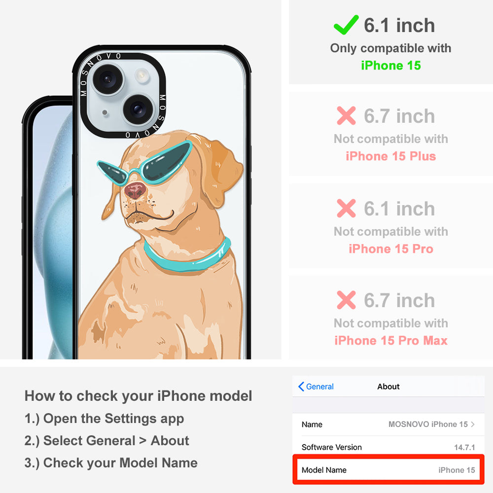 Labrador Phone Case - iPhone 15 Case - MOSNOVO