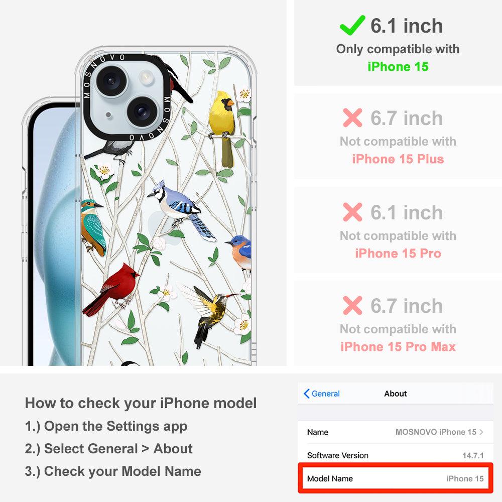 Wild Bird Phone Case - iPhone 15 Case - MOSNOVO
