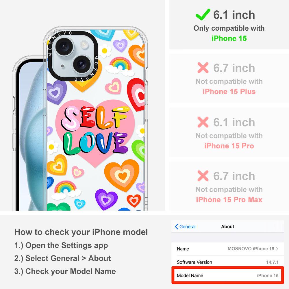 Self Love Phone Case - iPhone 15 Case - MOSNOVO