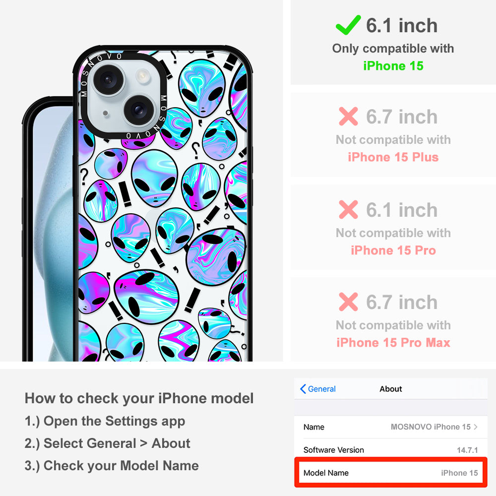 Alien Phone Case - iPhone 15 Case - MOSNOVO