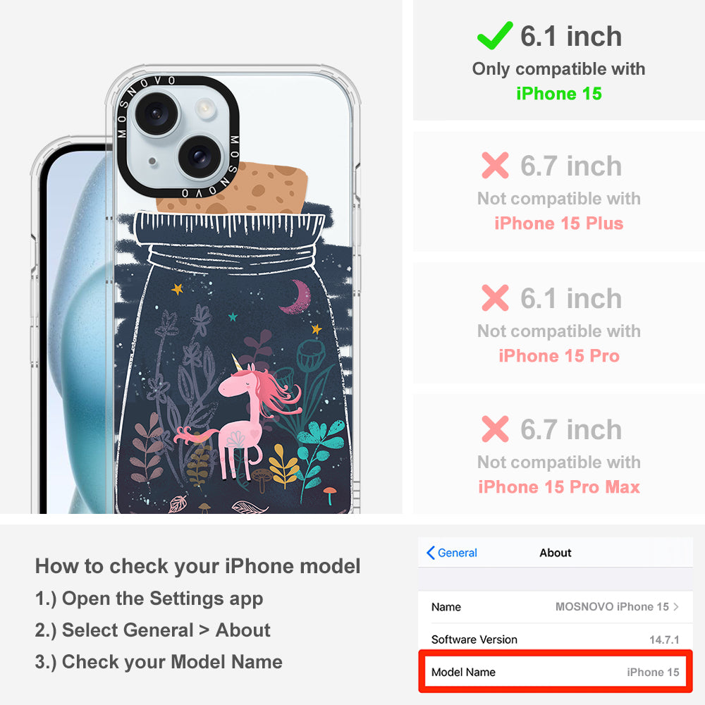 Fairy Unicorn Phone Case - iPhone 15 Case - MOSNOVO