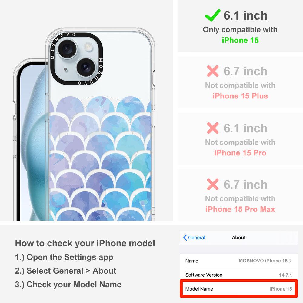 Mermaid Scales Phone Case - iPhone 15 Case - MOSNOVO