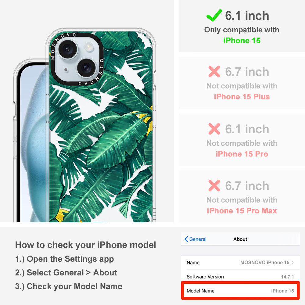 Banana Tree Phone Case - iPhone 15 Case - MOSNOVO