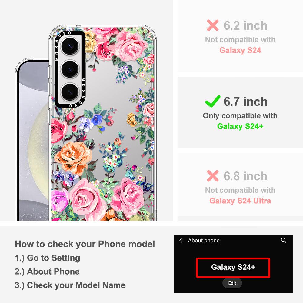 Rose Garden Phone Case - Samsung Galaxy S24 Plus Case - MOSNOVO