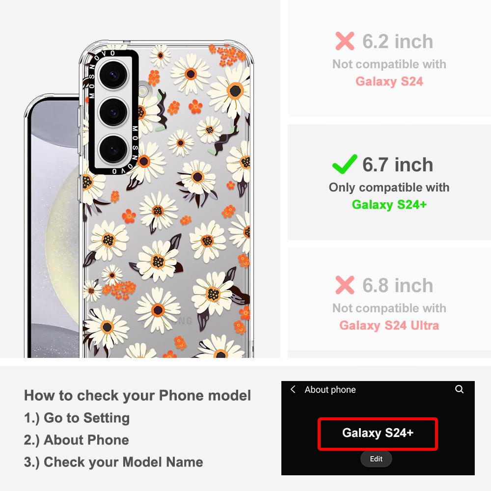 Spring Daisy Phone Case - Samsung Galaxy S24 Plus Case - MOSNOVO