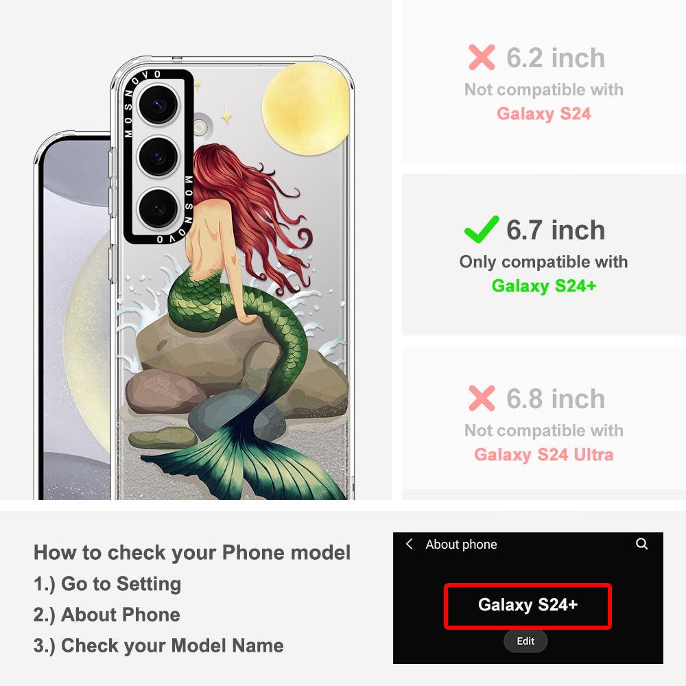 Fairy Mermaid Phone Case - Samsung Galaxy S24 Plus Case - MOSNOVO