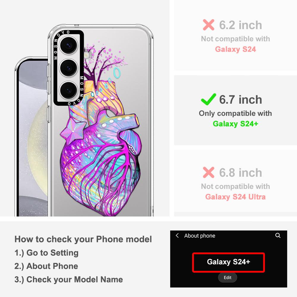 Art of Heart Phone Case - Samsung Galaxy S24 Plus Case - MOSNOVO