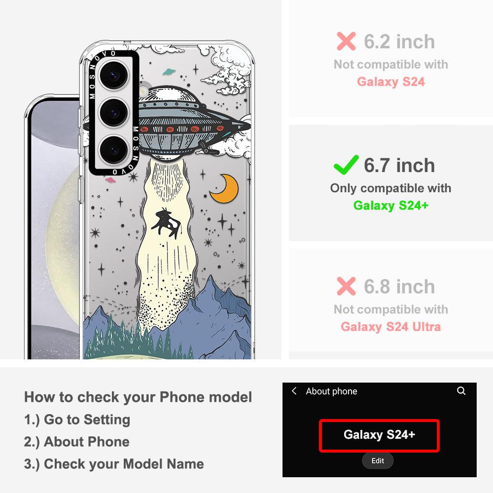 UFO Phone Case - Samsung Galaxy S24 Plus Case - MOSNOVO