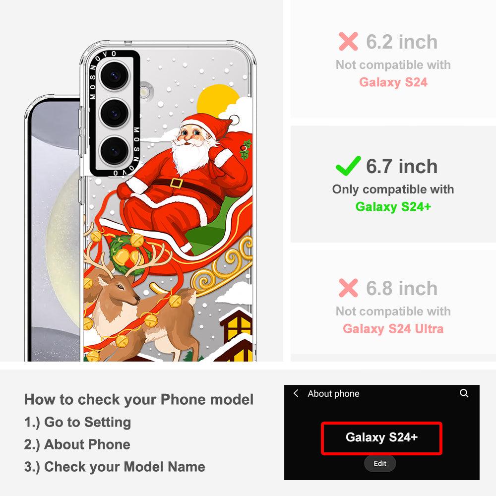 Santa Claus Phone Case - Samsung Galaxy S24 Plus Case - MOSNOVO