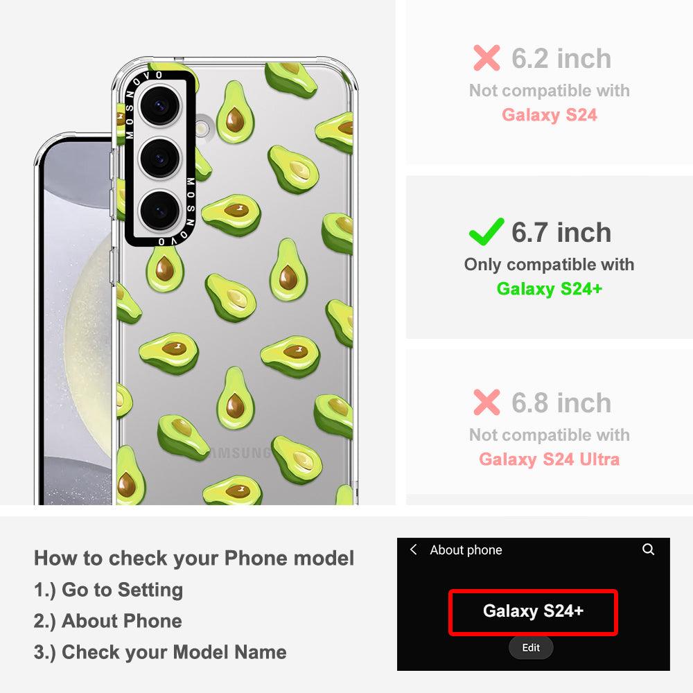 Avocado Phone Case - Samsung Galaxy S24 Plus Case - MOSNOVO