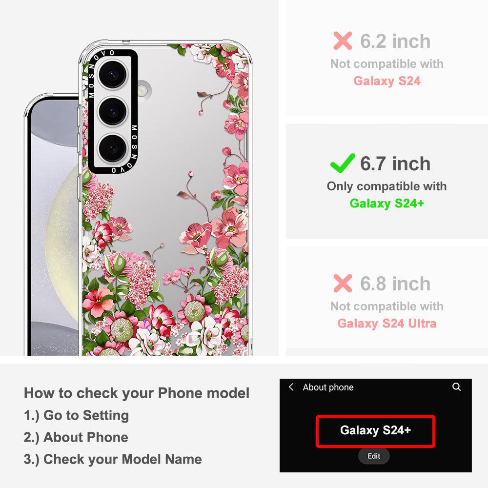Blooms Phone Case - Samsung Galaxy S24 Plus Case - MOSNOVO