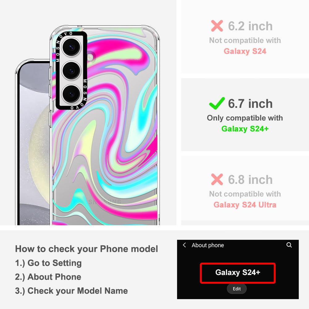 Psychedelic Swirls Phone Case - Samsung Galaxy S24 Plus Case