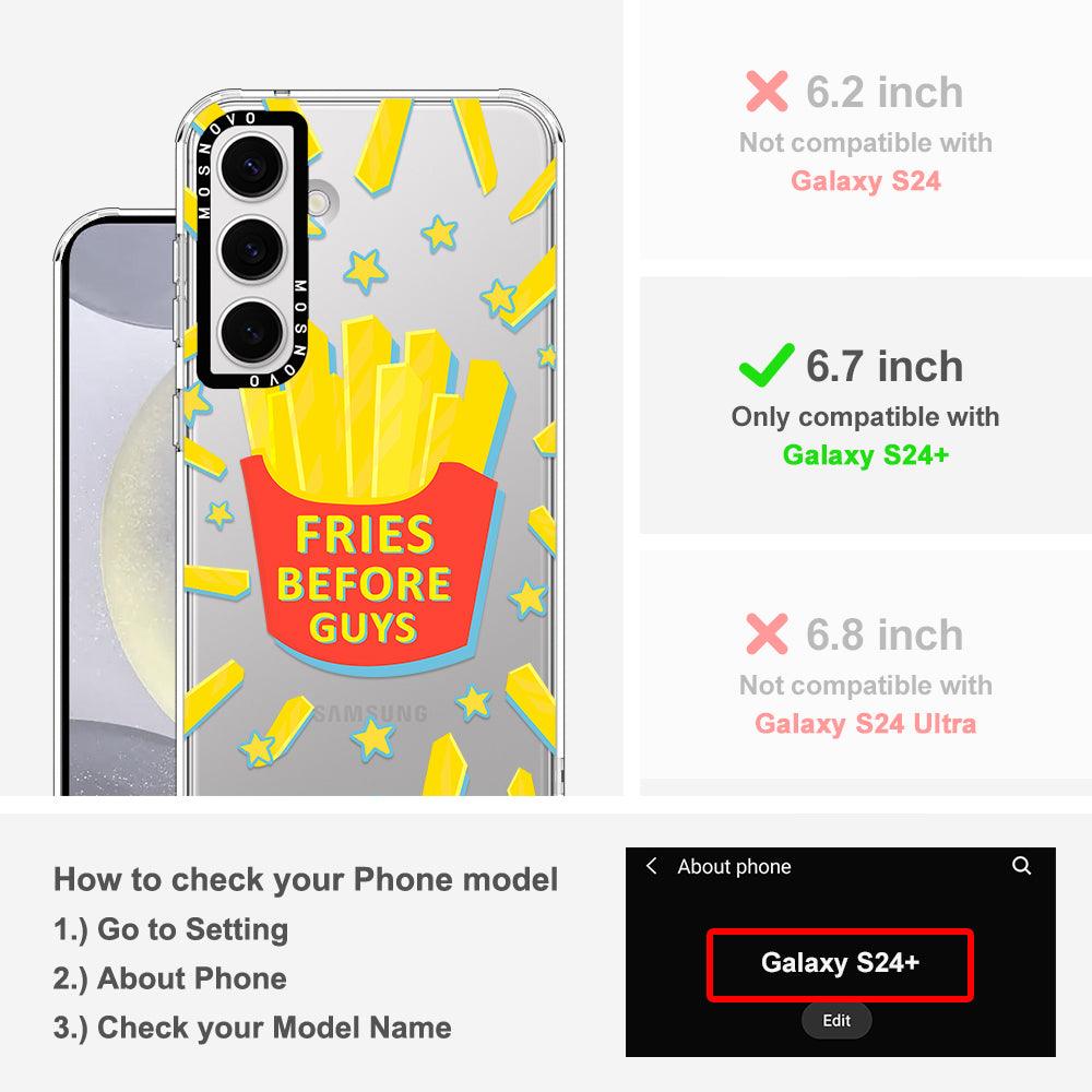 Fries Before Guys Phone Case - Samsung Galaxy S24 Plus Case - MOSNOVO